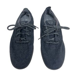 Allbirds dark gray lace up wool men’s sneakers size 12